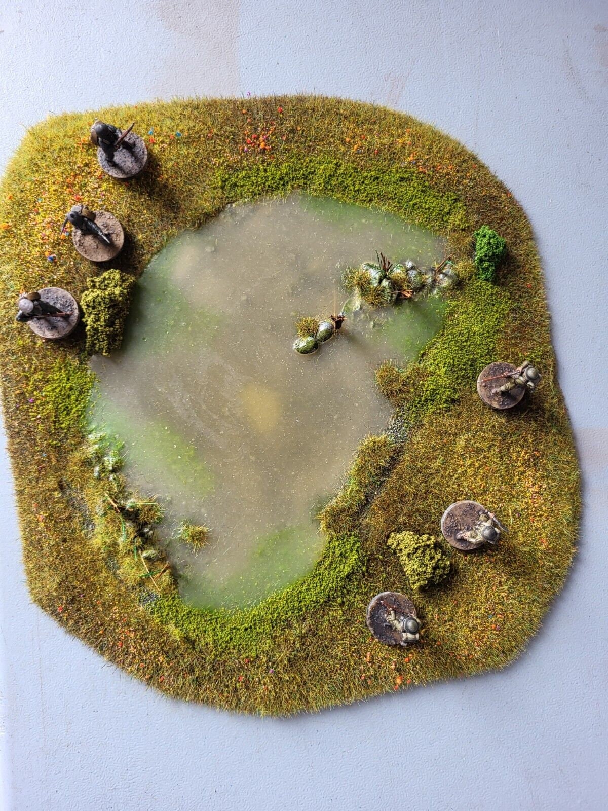 Handcrafted Wargaming Pond Terrain