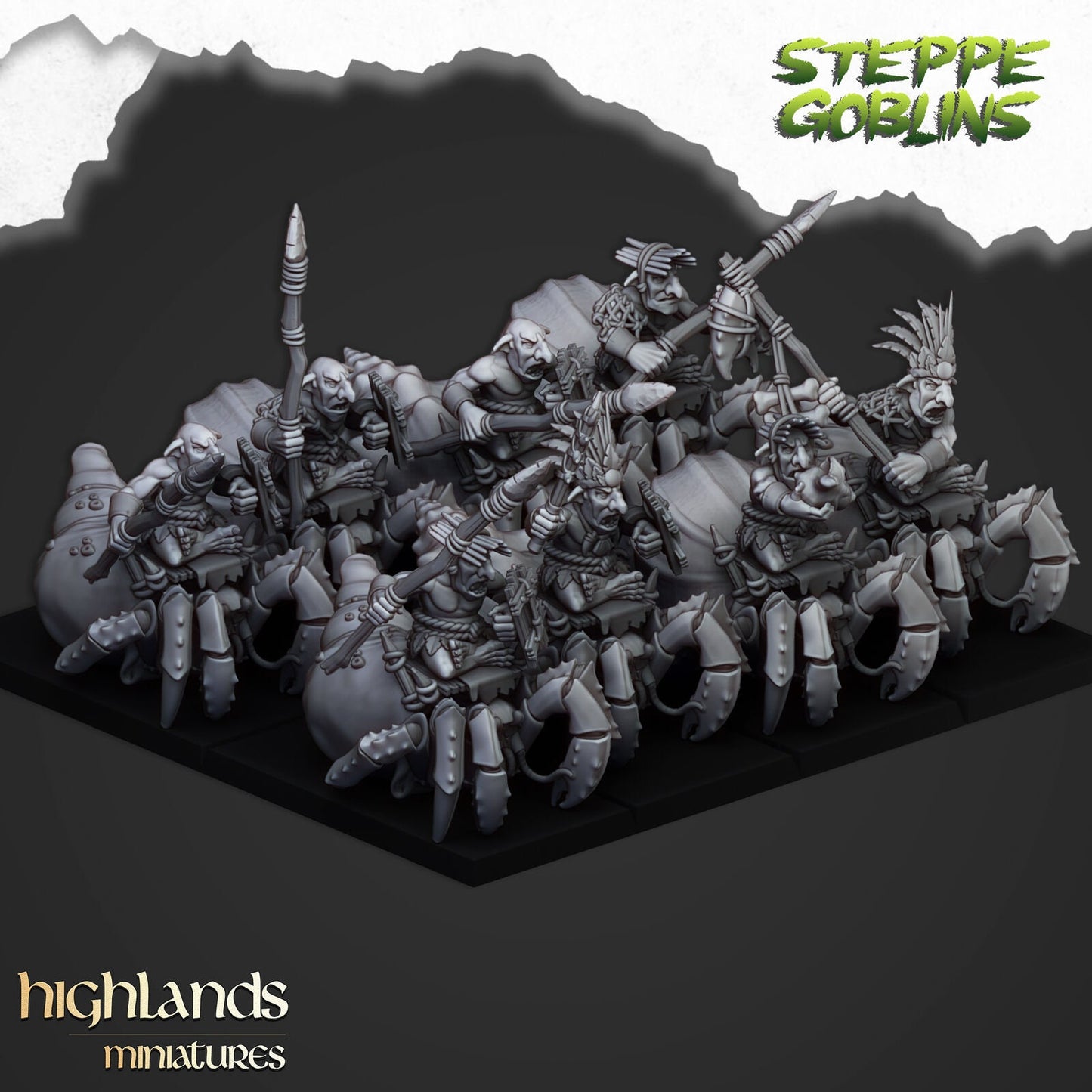 Steppe Goblin Crab Riders – Orc & Goblin Cavalry Regiment