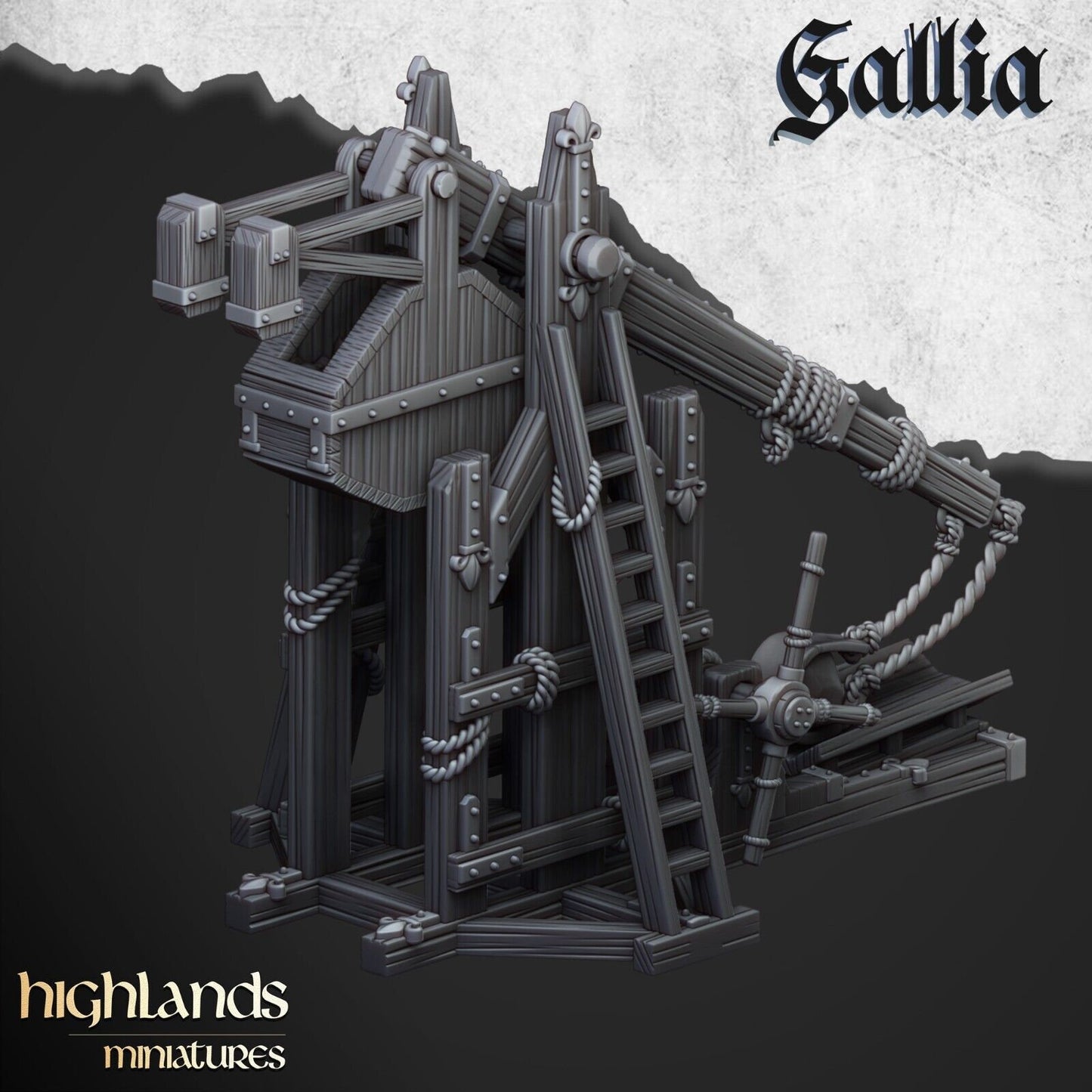 Gallia Trebuchet | Gallia Army Collection | Highland Miniatures