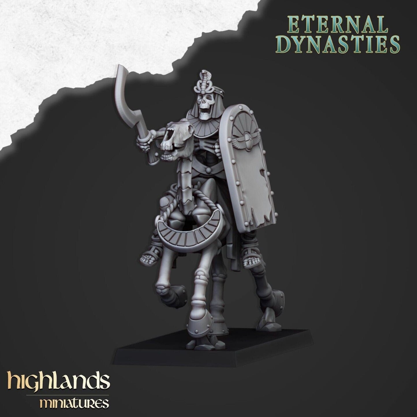 Eternal Dynasties Skeleton Cavalry with Spears