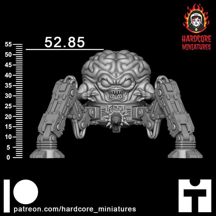 Arachno Brain Demon | Alien Horror Sci-Fi Wargaming Miniature | Hardcore Miniatures