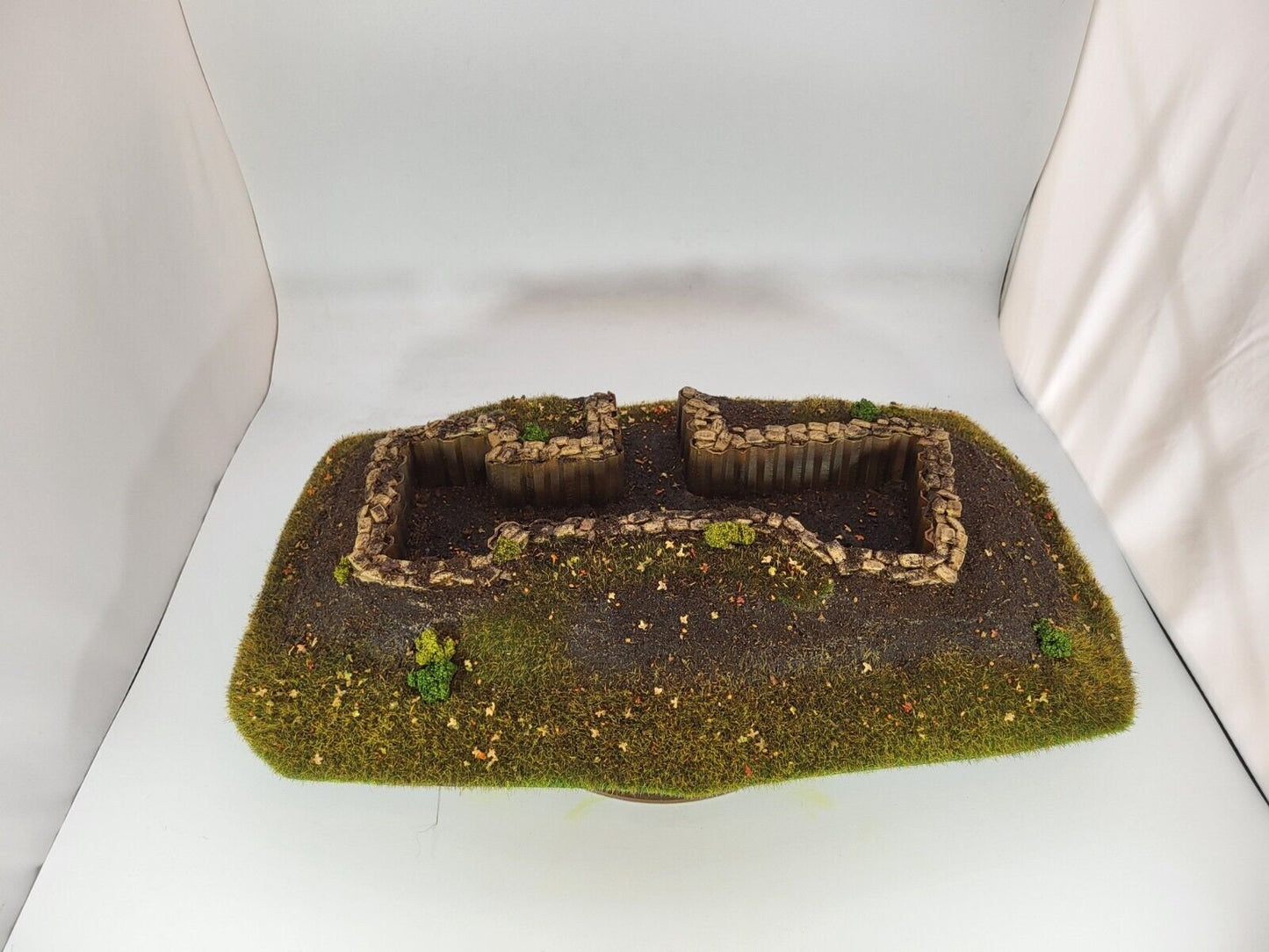 Hills with Fortifications for Modern & Sci-fi Wargaming