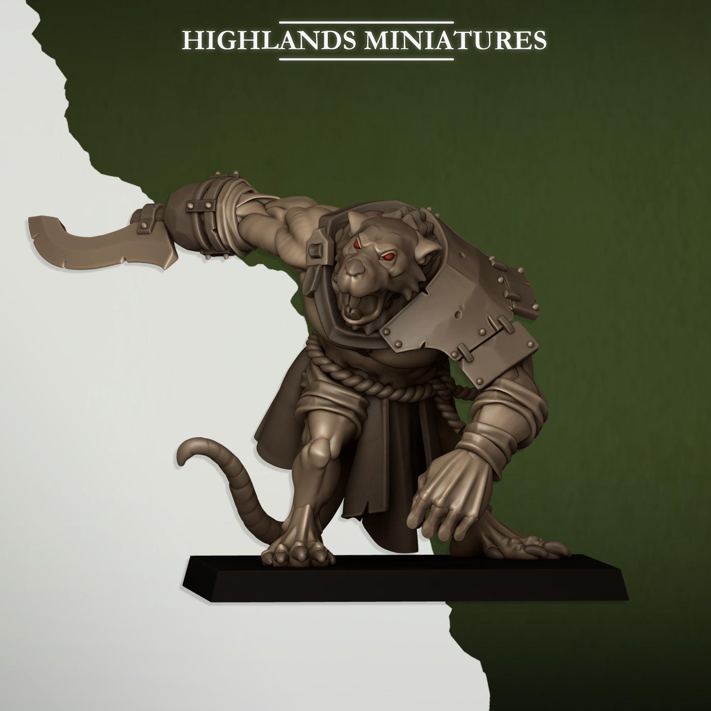 Sewer Rats Vermin Ratgors & Ratgor Master | Sewer Rats Army Collection | Highland Miniatures