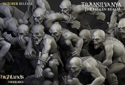 Transilvanya Ghouls | Transilvanya Army Collection | Highland Miniatures