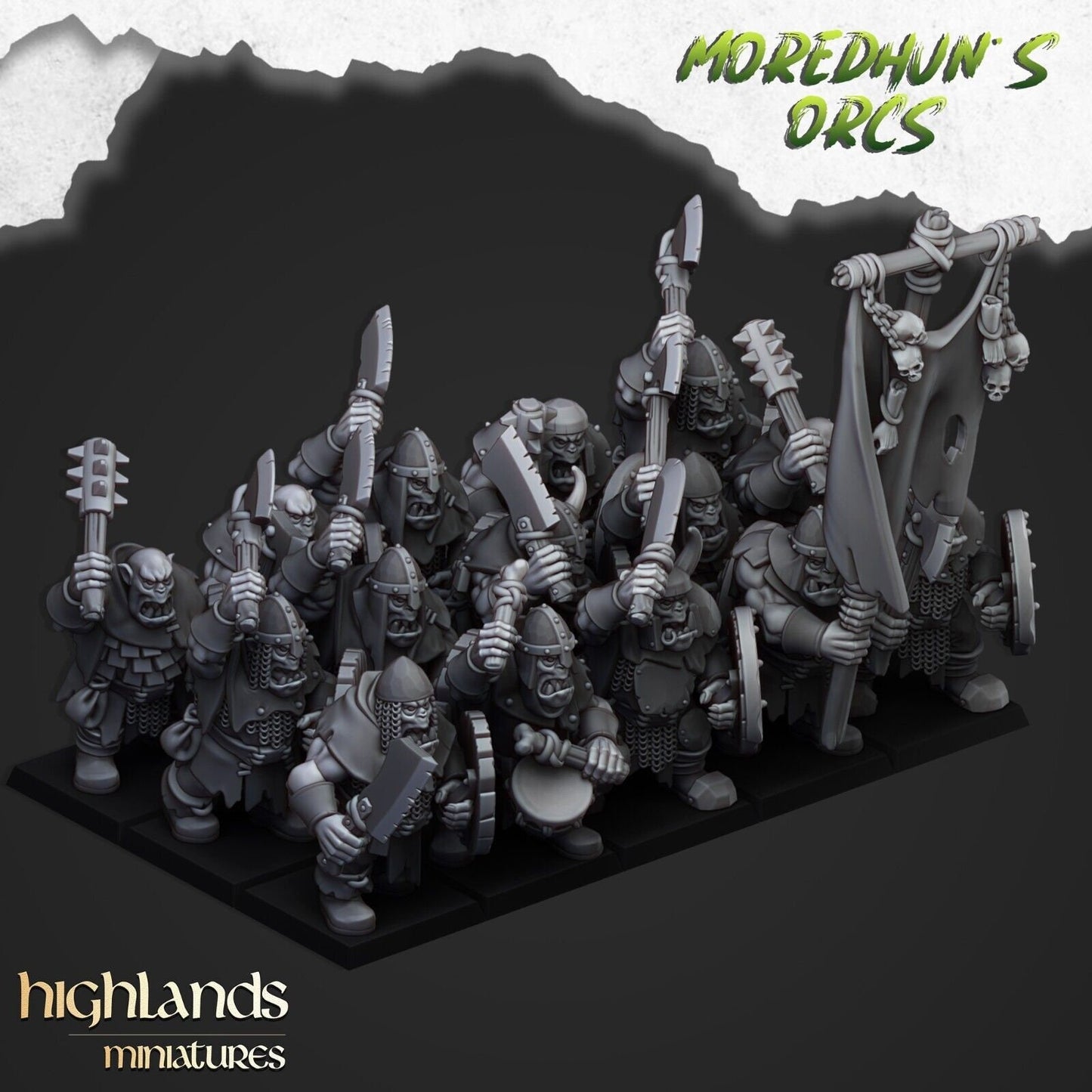Orc Warriors with Hand Weapons – Orc & Goblin Close Combat Infantry