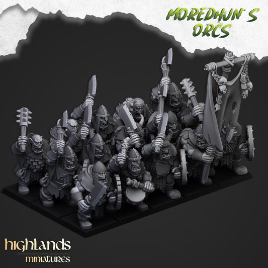 Orc Warriors with Hand Weapons – Orc & Goblin Close Combat Infantry