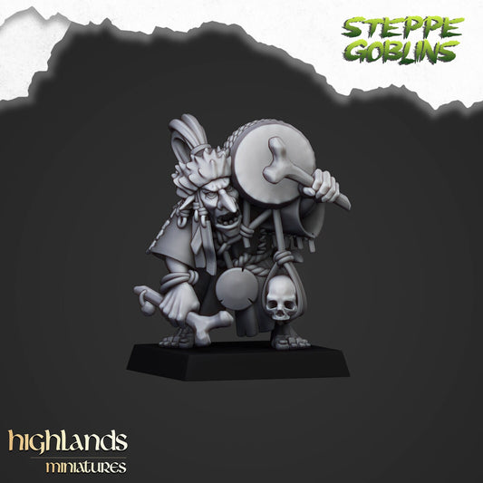 Steppe Goblin Shaman – Orc & Goblin Wizard Hero on Foot