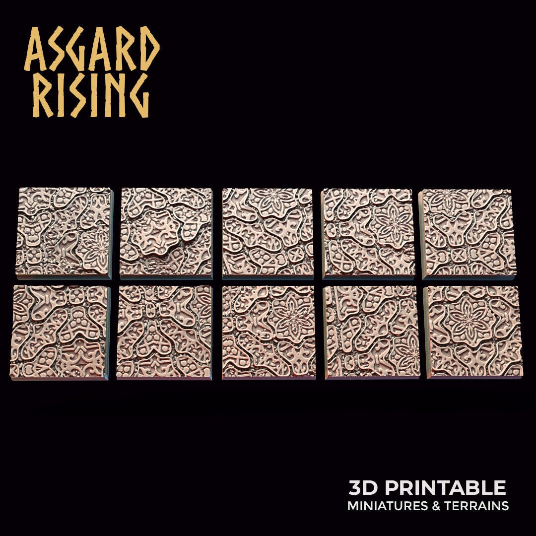 25mm Cobblestone Bases for Fantasy Wargaming