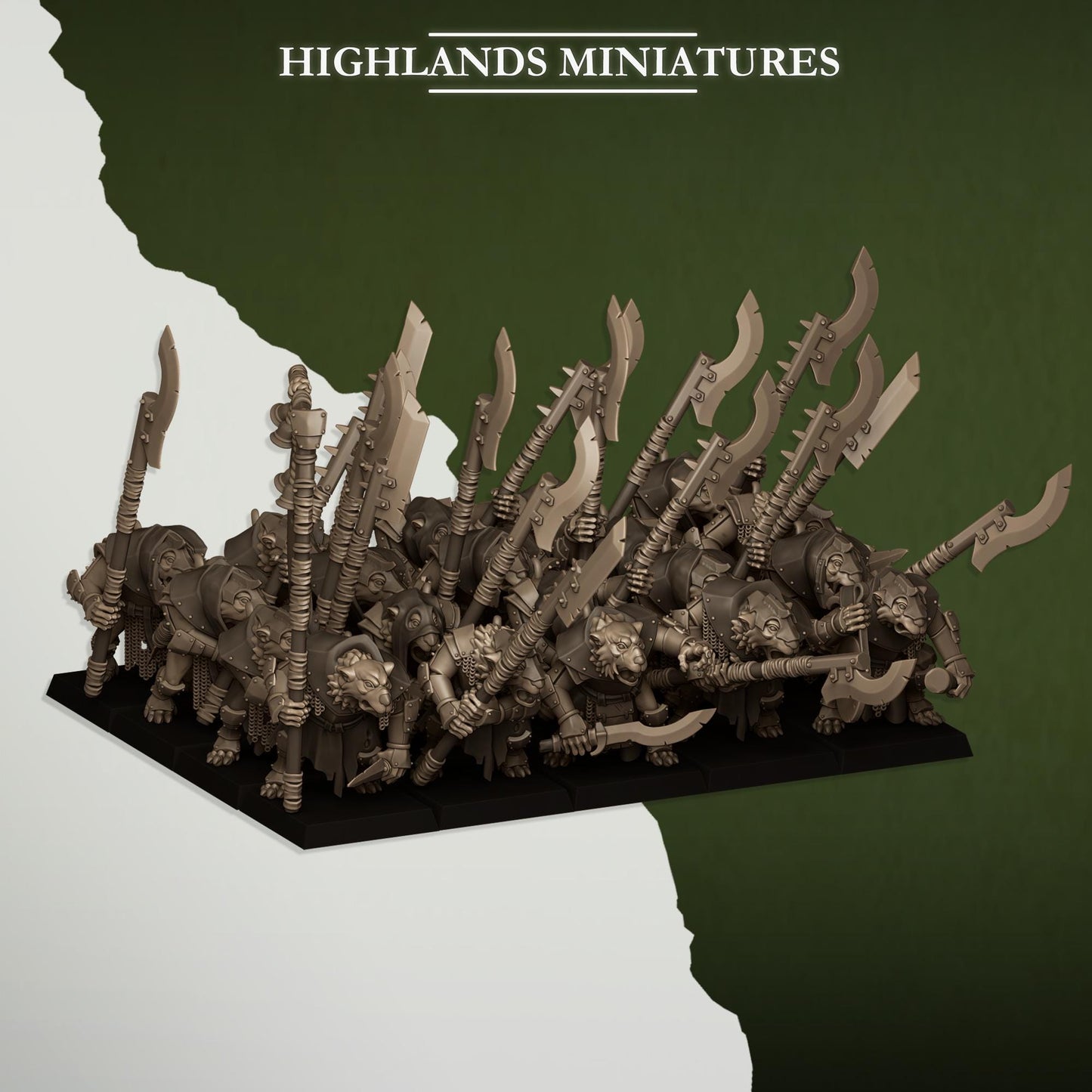 Sewer Rats Vermin Vanguard Regiment | Sewer Rats Army Collection | Highland Miniatures