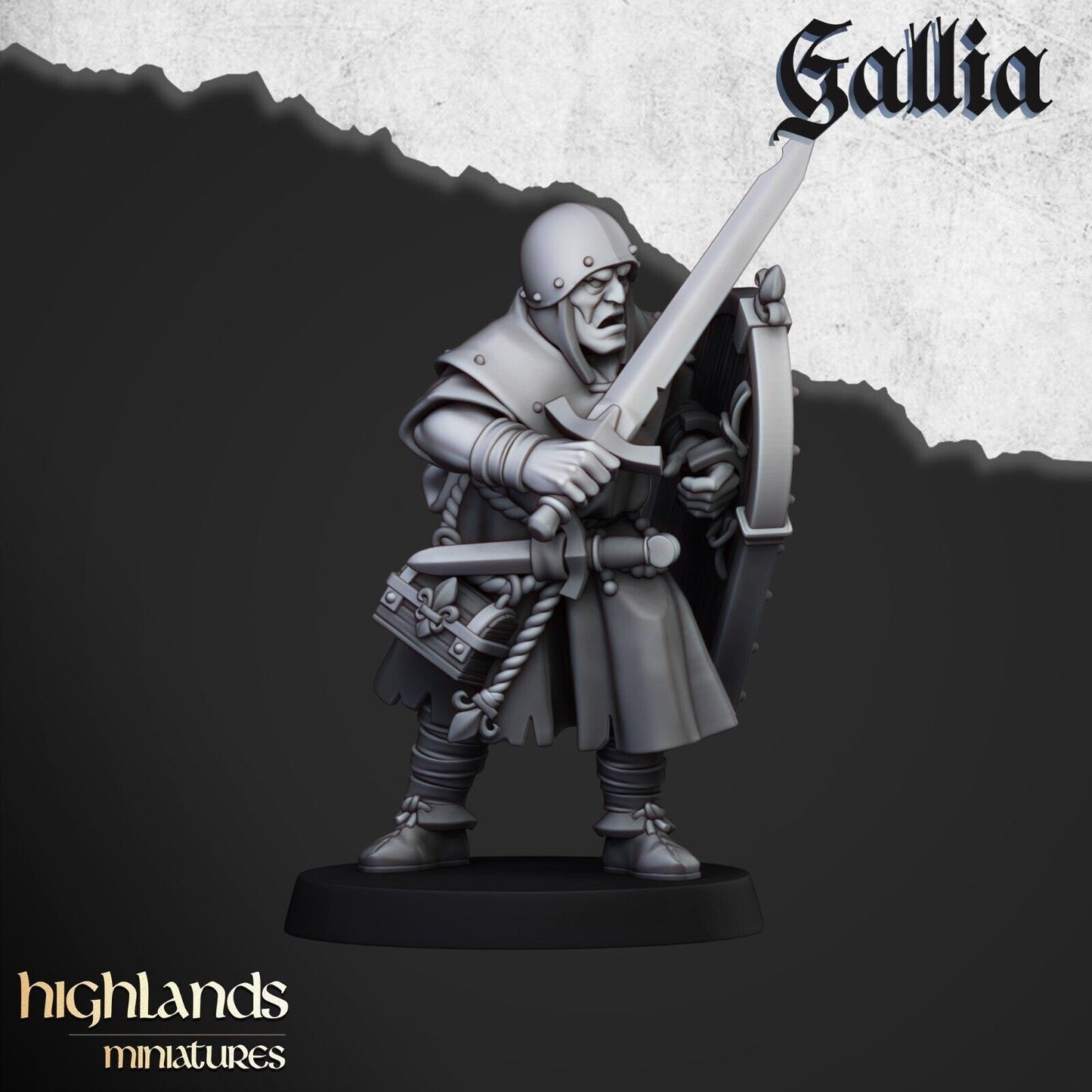 Reliquary with Pilgrims of Gallia | Gallia Army Collection | Highland Miniatures