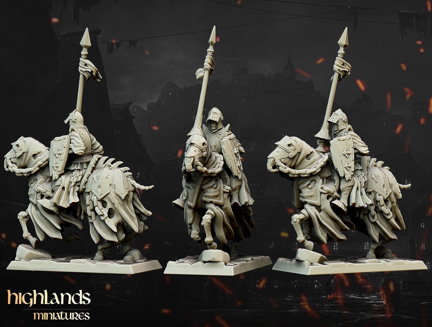 Transilvanya Dark Knights | Transilvanya Army Collection | Highland Miniatures