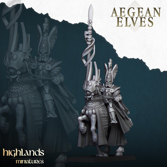 Aegean Elves Mounted General