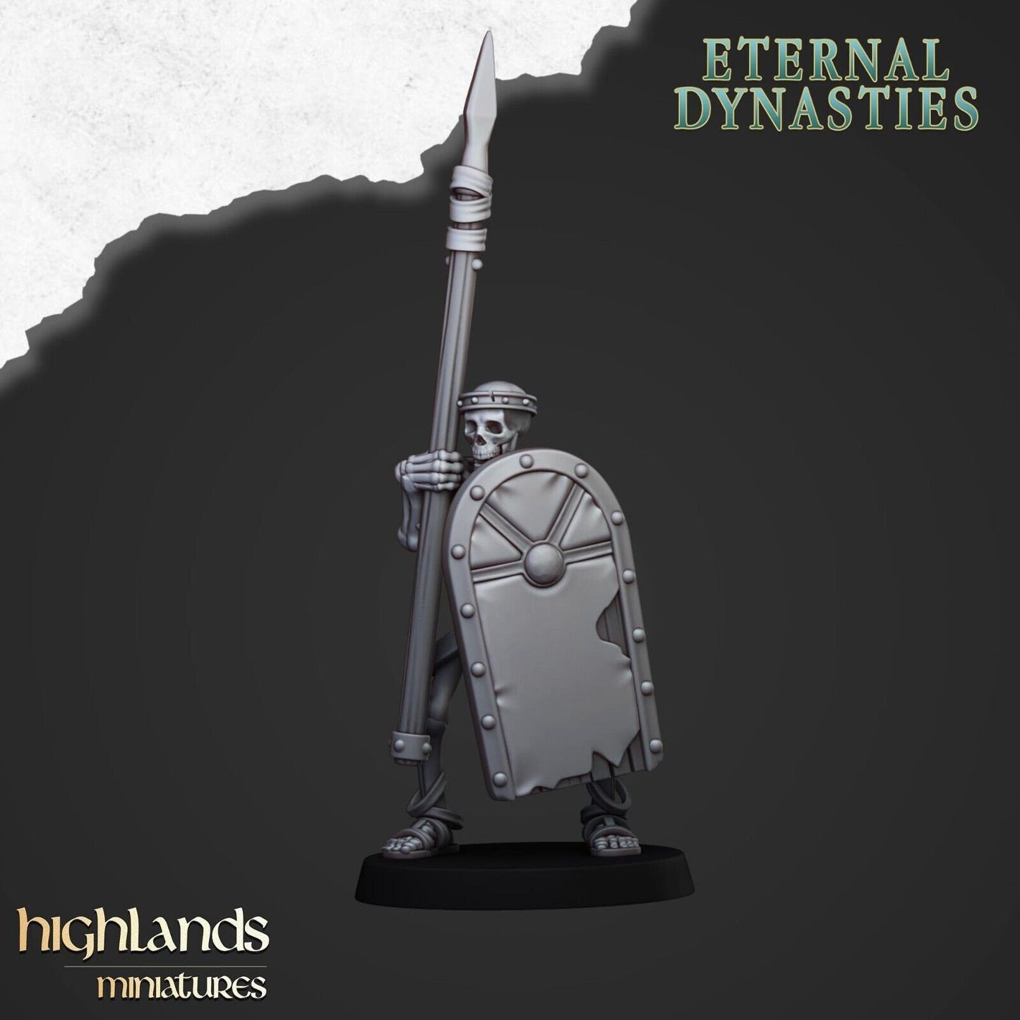 Eternal Dynasties Skeleton Warriors with Spears