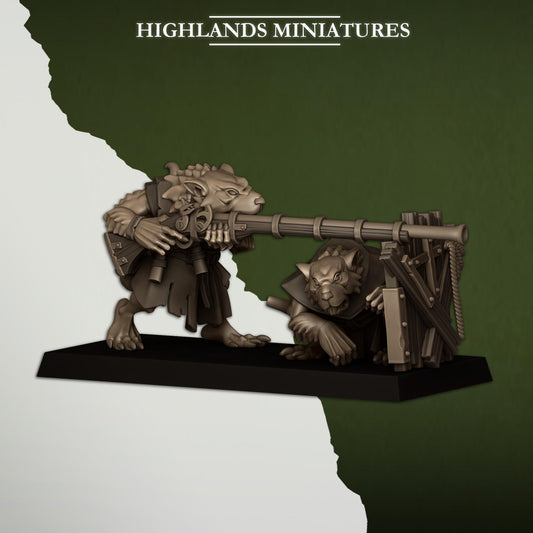 Sewer Rats Vermin Snipers | Sewer Rats Army Collection | Highland Miniatures