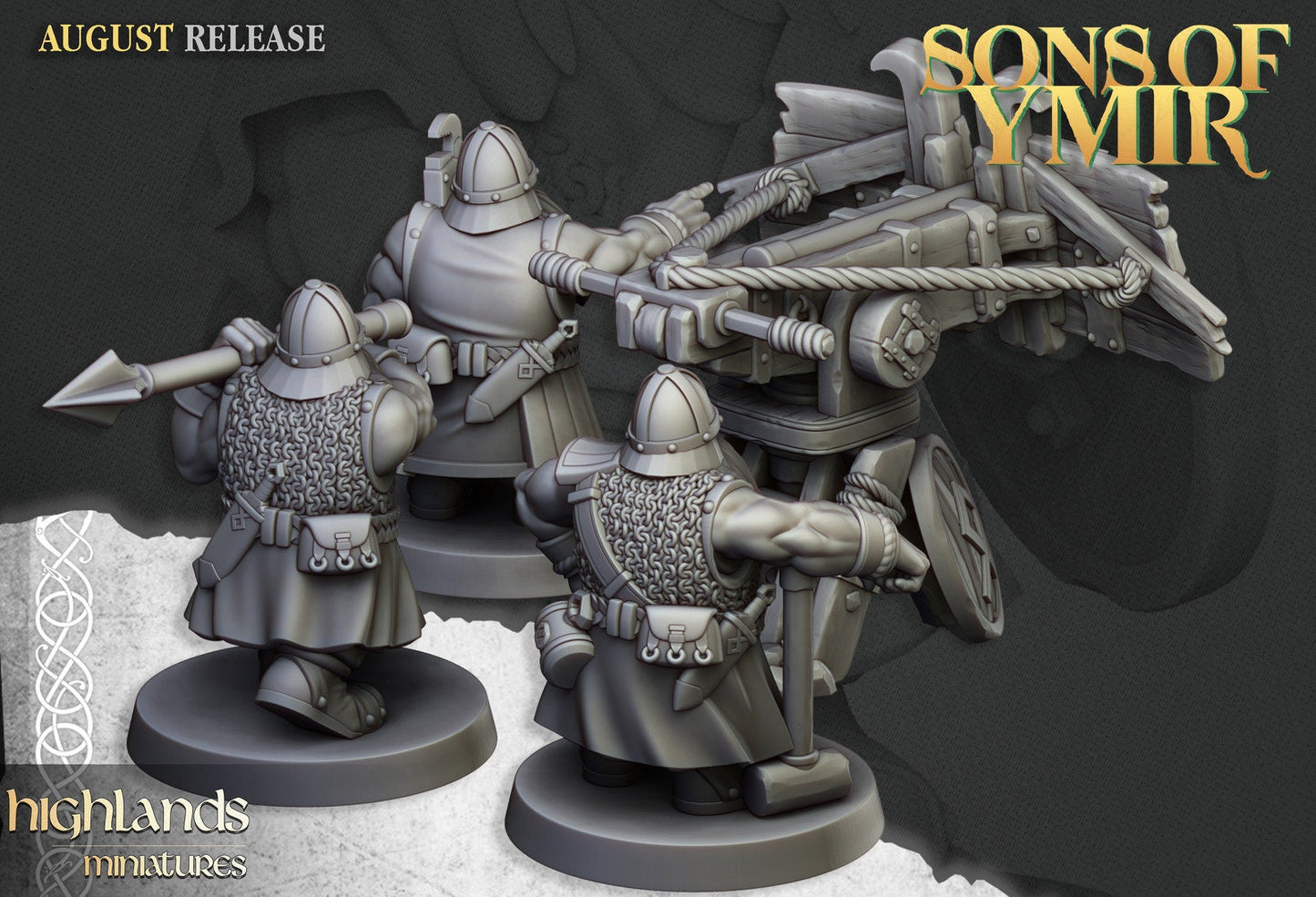 Dwarf Siege Engines | Sons of Ymir | Highland Miniatures