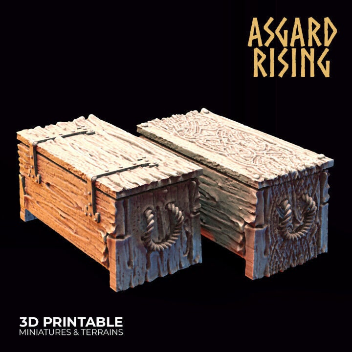 Treasure Chests / Footlockers for wargaming