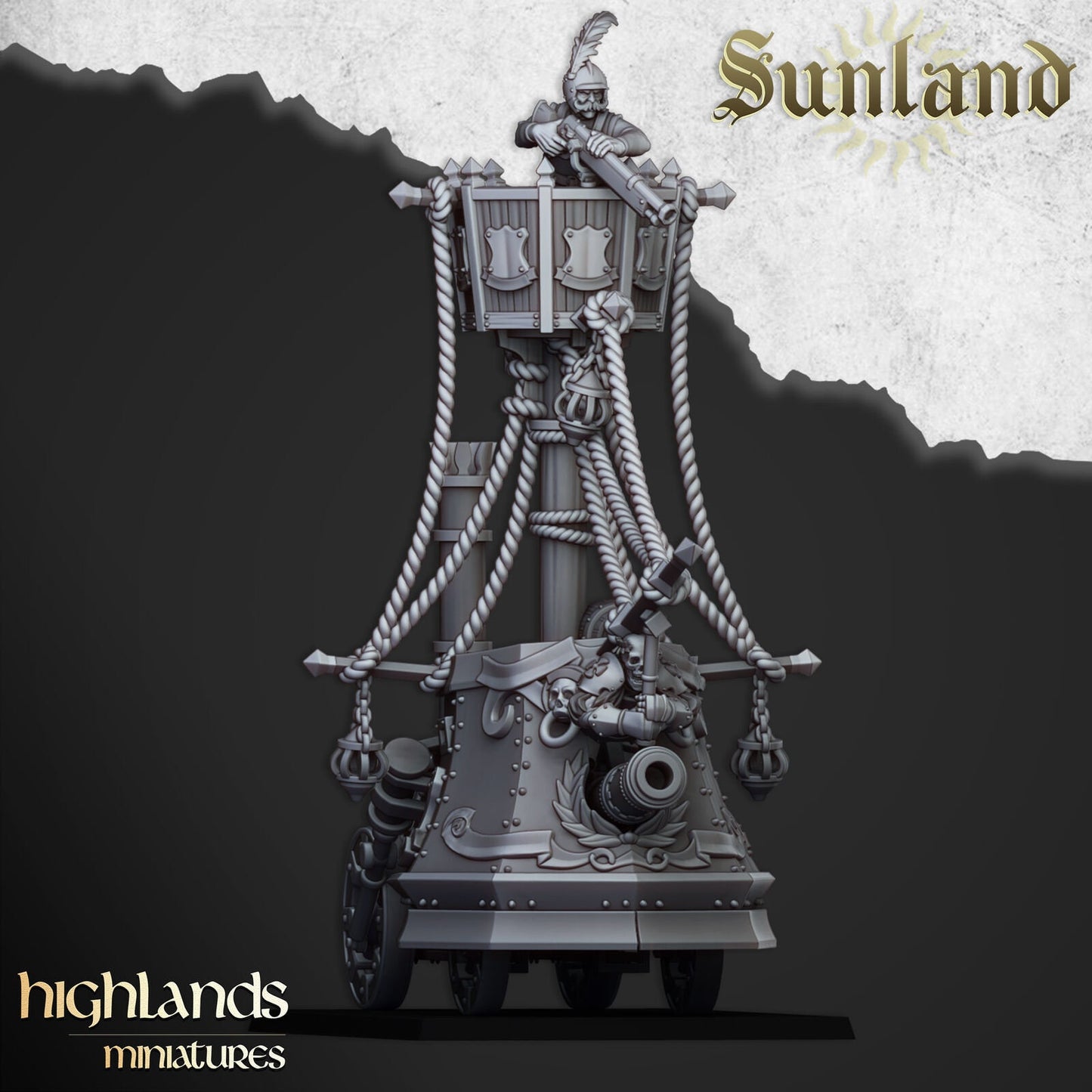 Sunland Ironclad Landship | Sunland Army Collection | Highland Miniatures