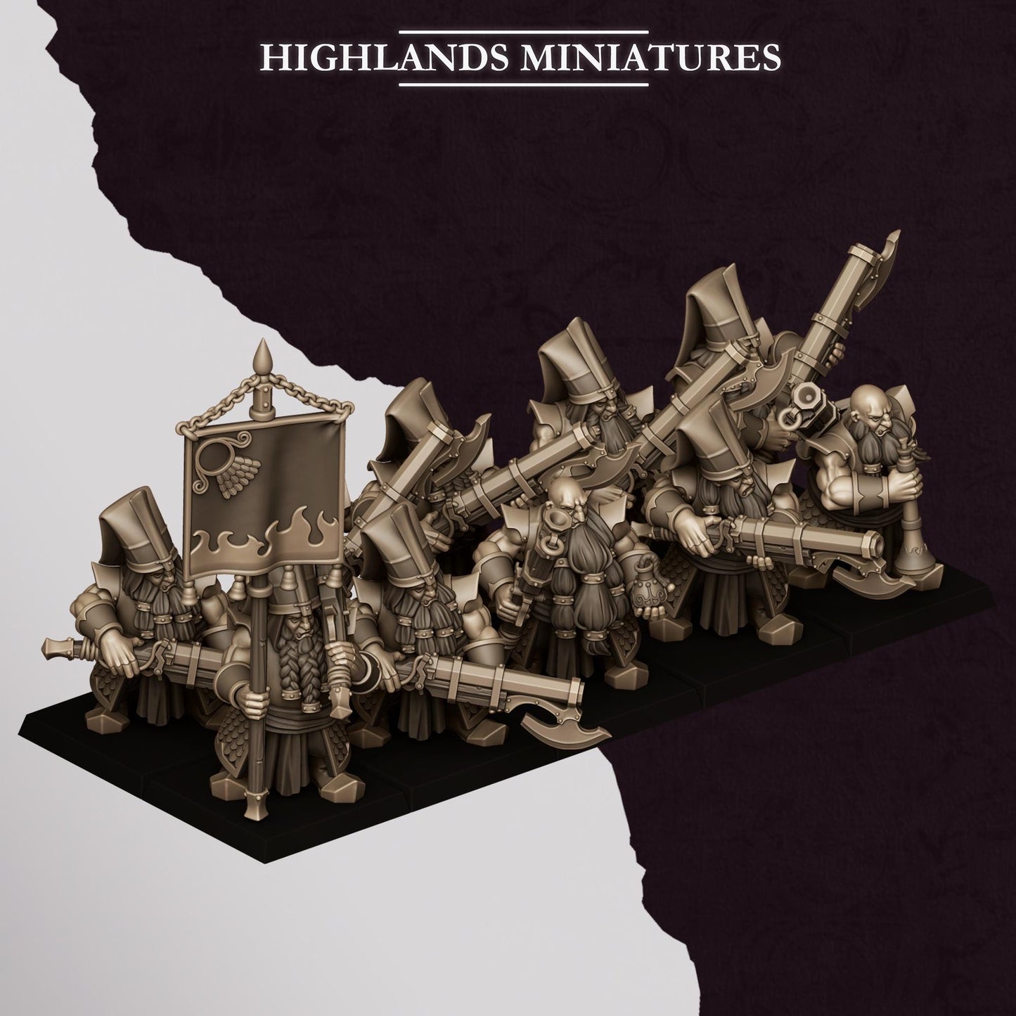 Sons of Marduk Dwarf Blackpowder Shooters