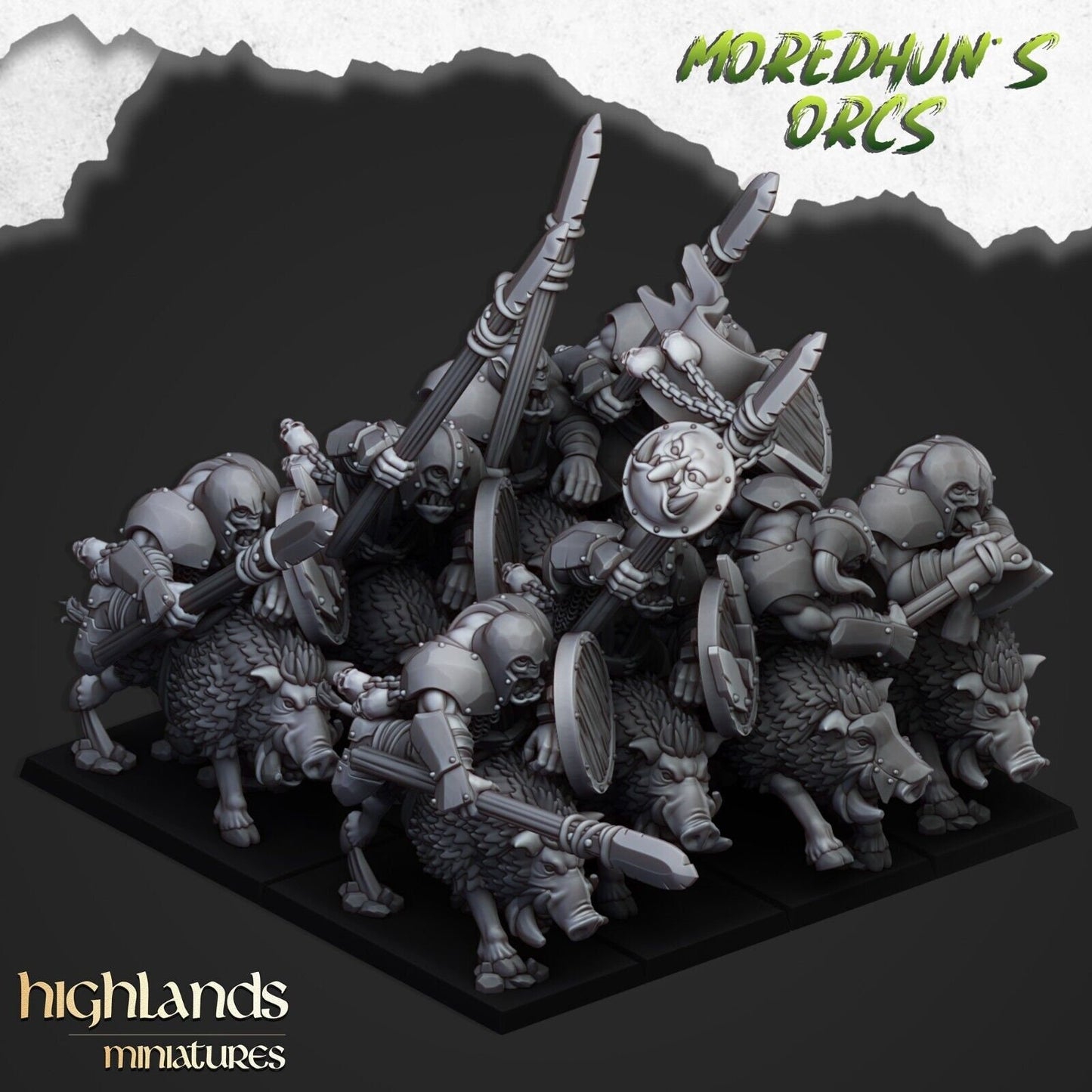 Moredhun's Orc Boar Boys – Mounted Spear Cavalry