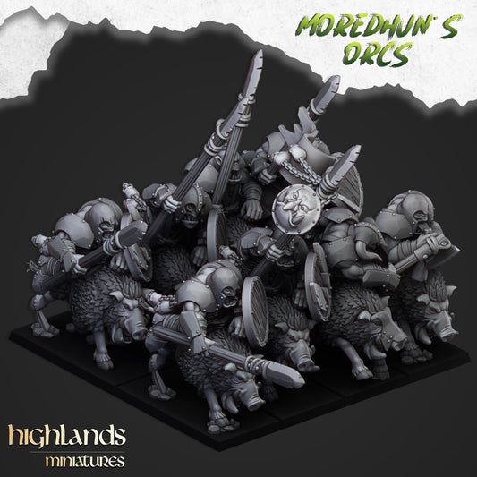 Moredhun's Orc Boar Boys – Mounted Spear Cavalry