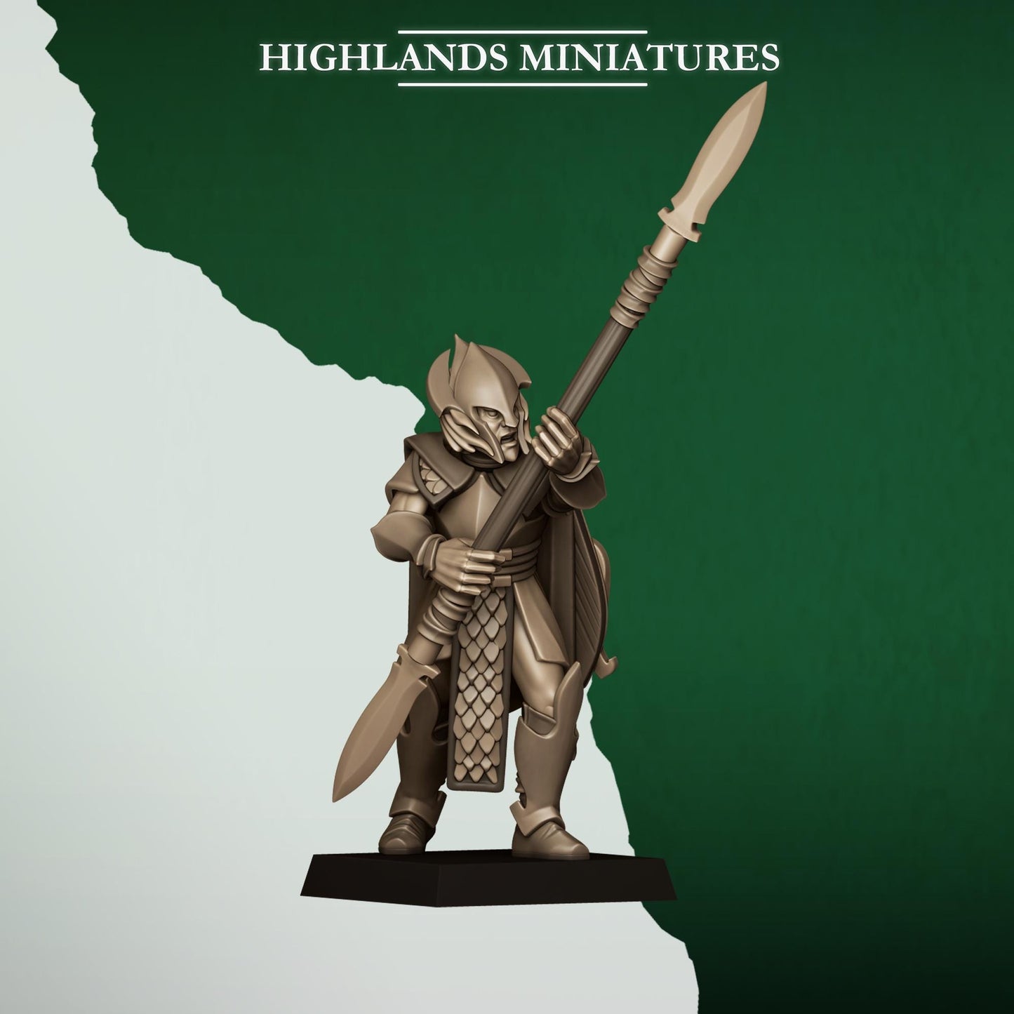 Feral Elves on foot with Spears