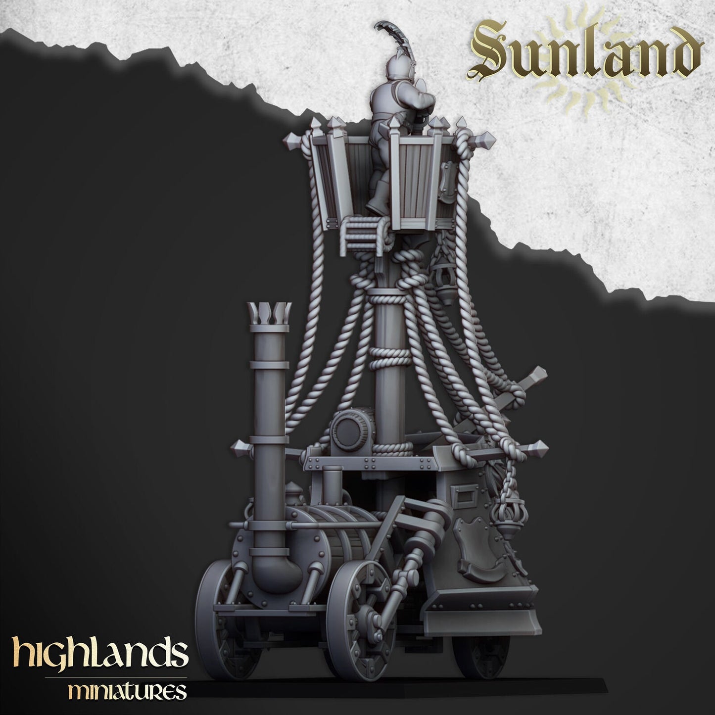 Sunland Ironclad Landship | Sunland Army Collection | Highland Miniatures