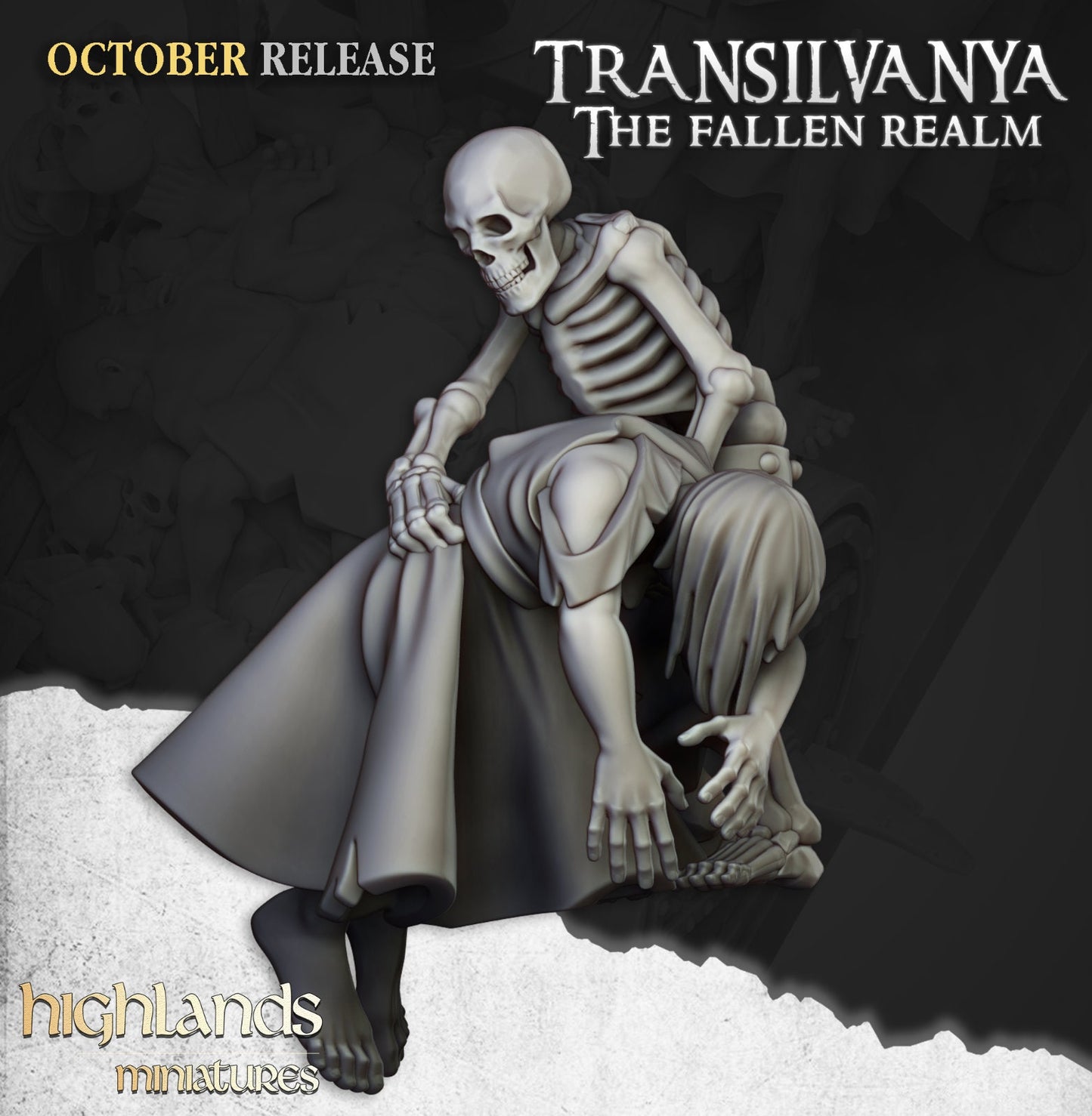Transilvanya Corpse Cart | Transilvanya Army Collection | Highland Miniatures