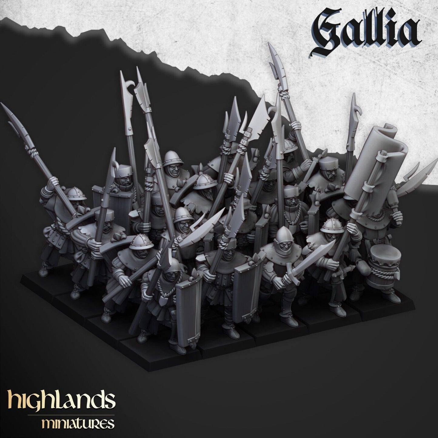 Gallia Men at Arms | Gallia Army Collection | Highland Miniatures