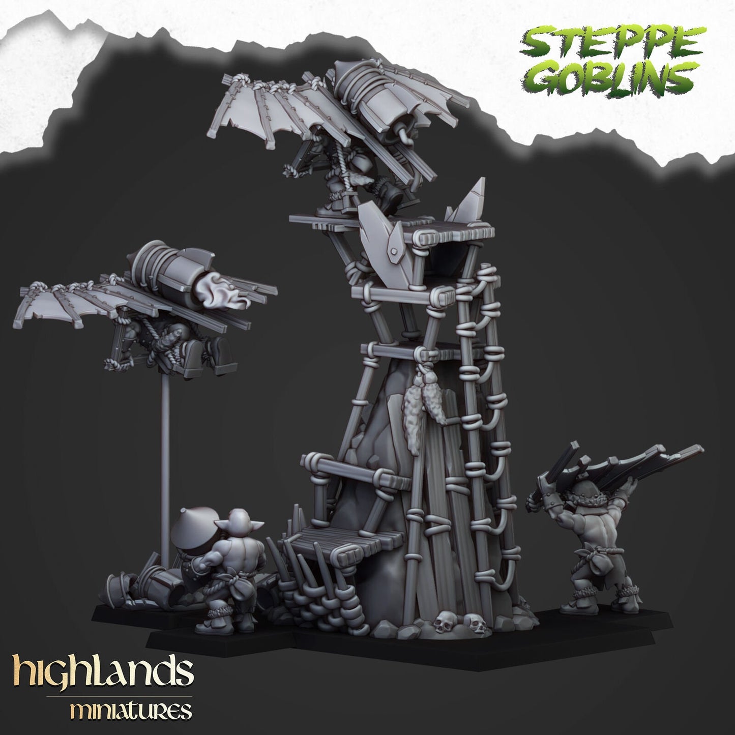 Steppe Goblin Flyer Launch Platform – Orc & Goblin War Machine