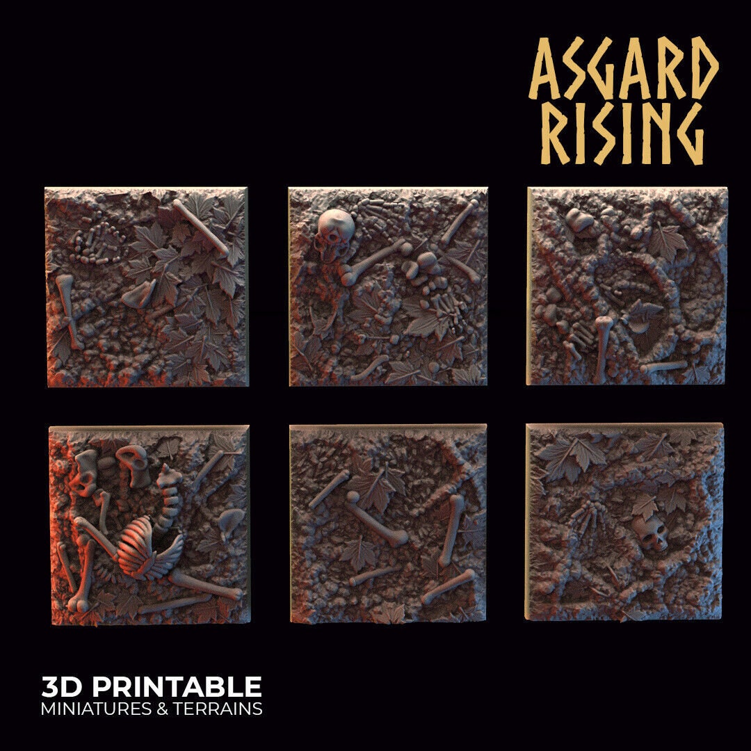 Ritual Death Grounds Scenic Bases for Fantasy Wargaming