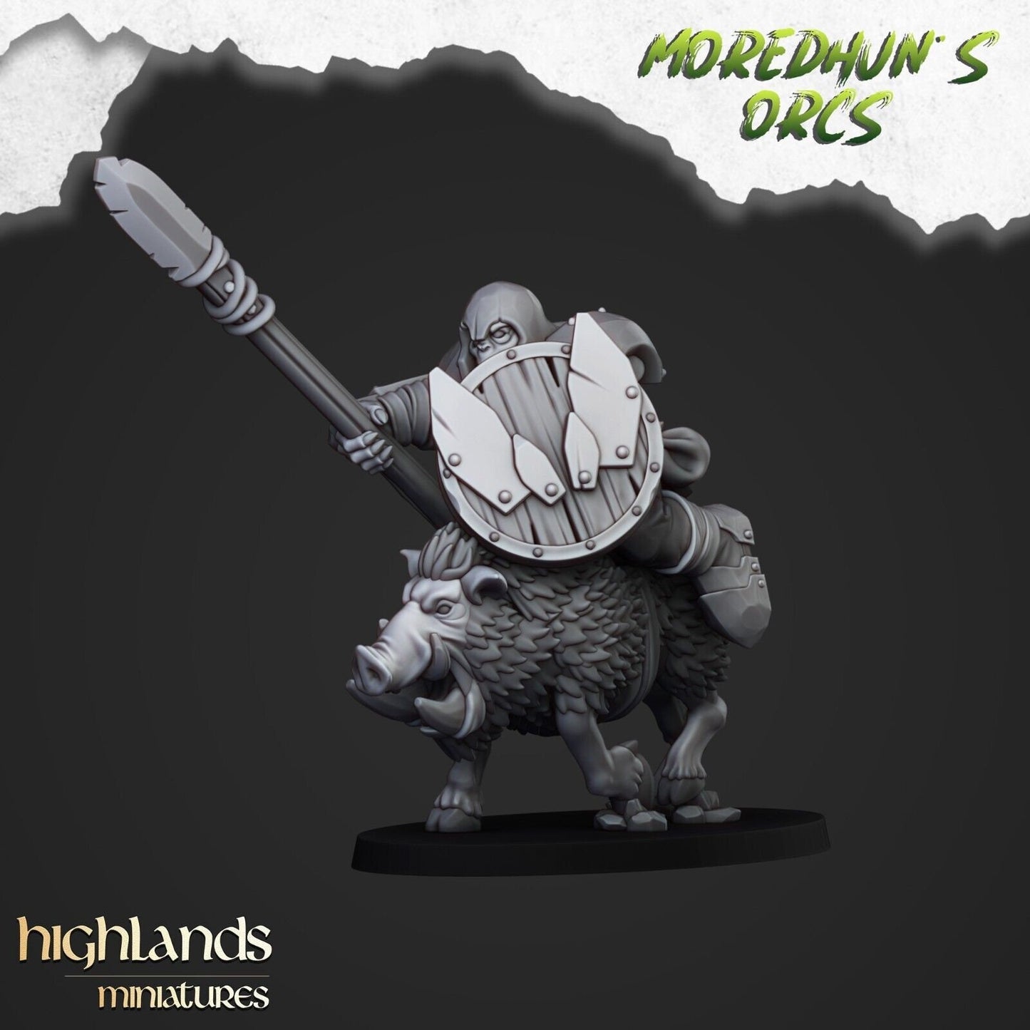 Moredhun's Orc Boar Boys – Mounted Spear Cavalry