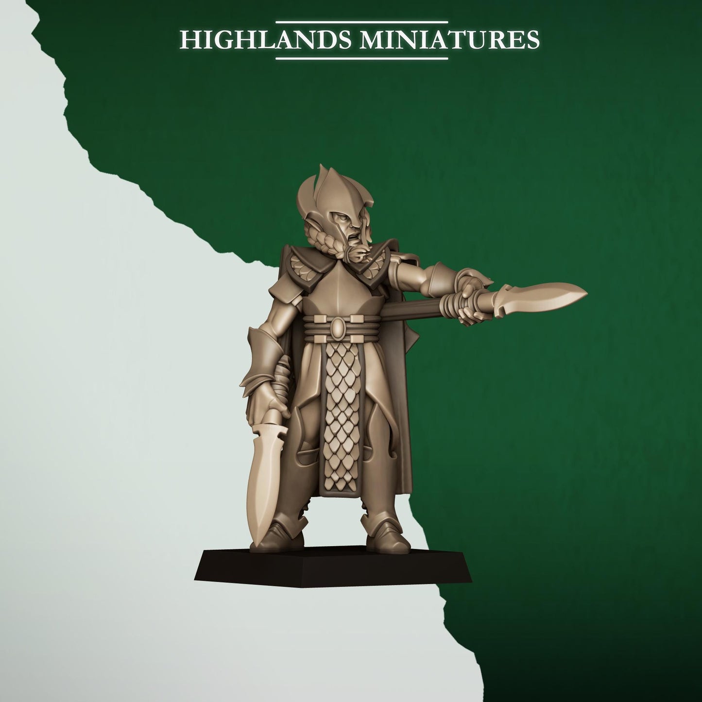 Feral Elves on foot with Spears