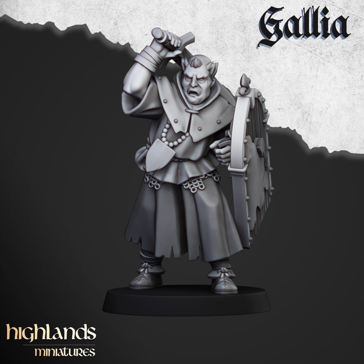 Reliquary with Pilgrims of Gallia | Gallia Army Collection | Highland Miniatures