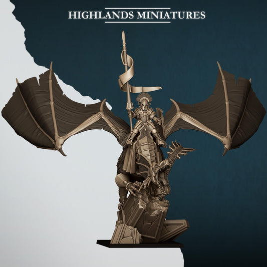 Aegean Elves Prince on Dragon