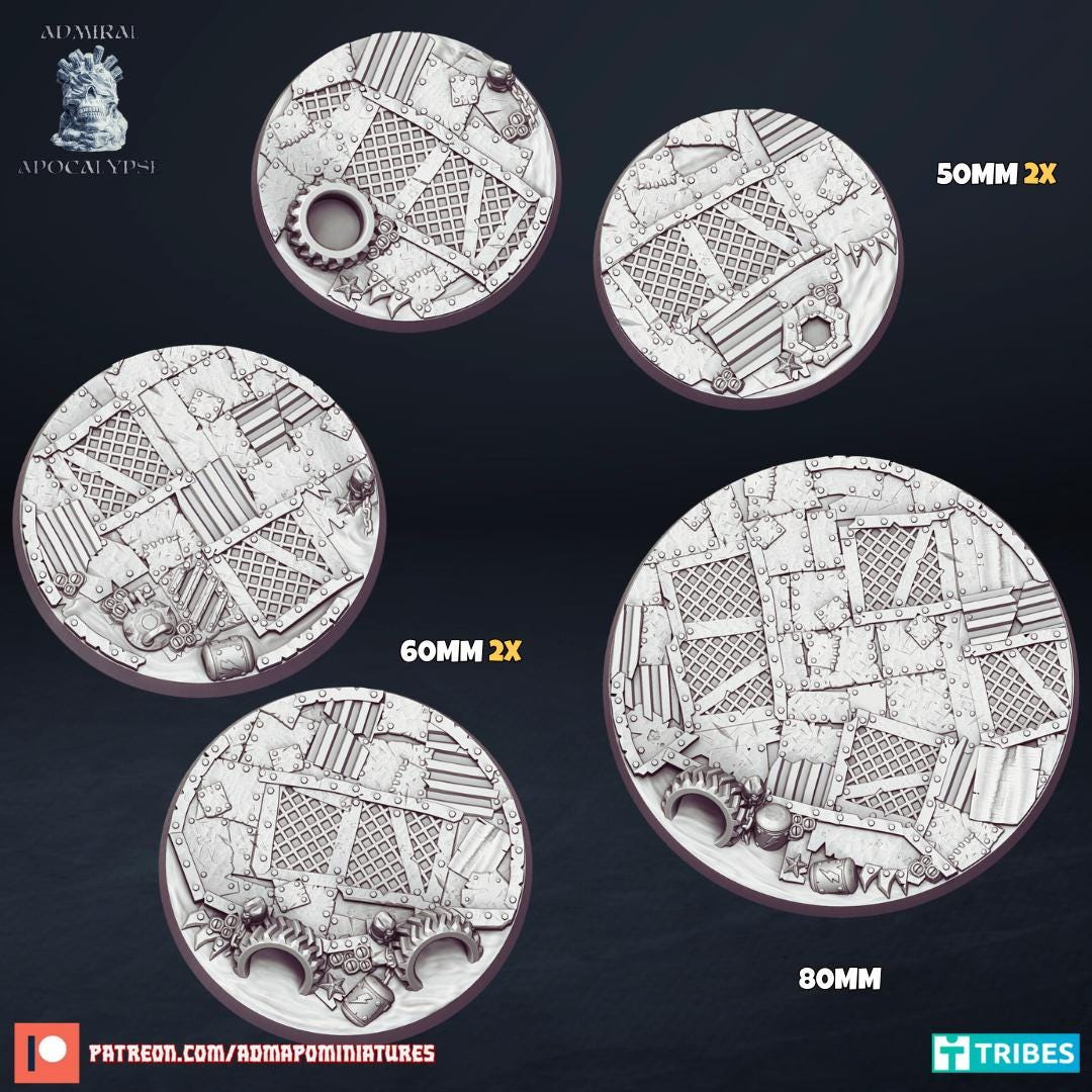 Water World Scenic Bases | Aquatic & Flooded Wargaming Bases | Admiral Apocalypse