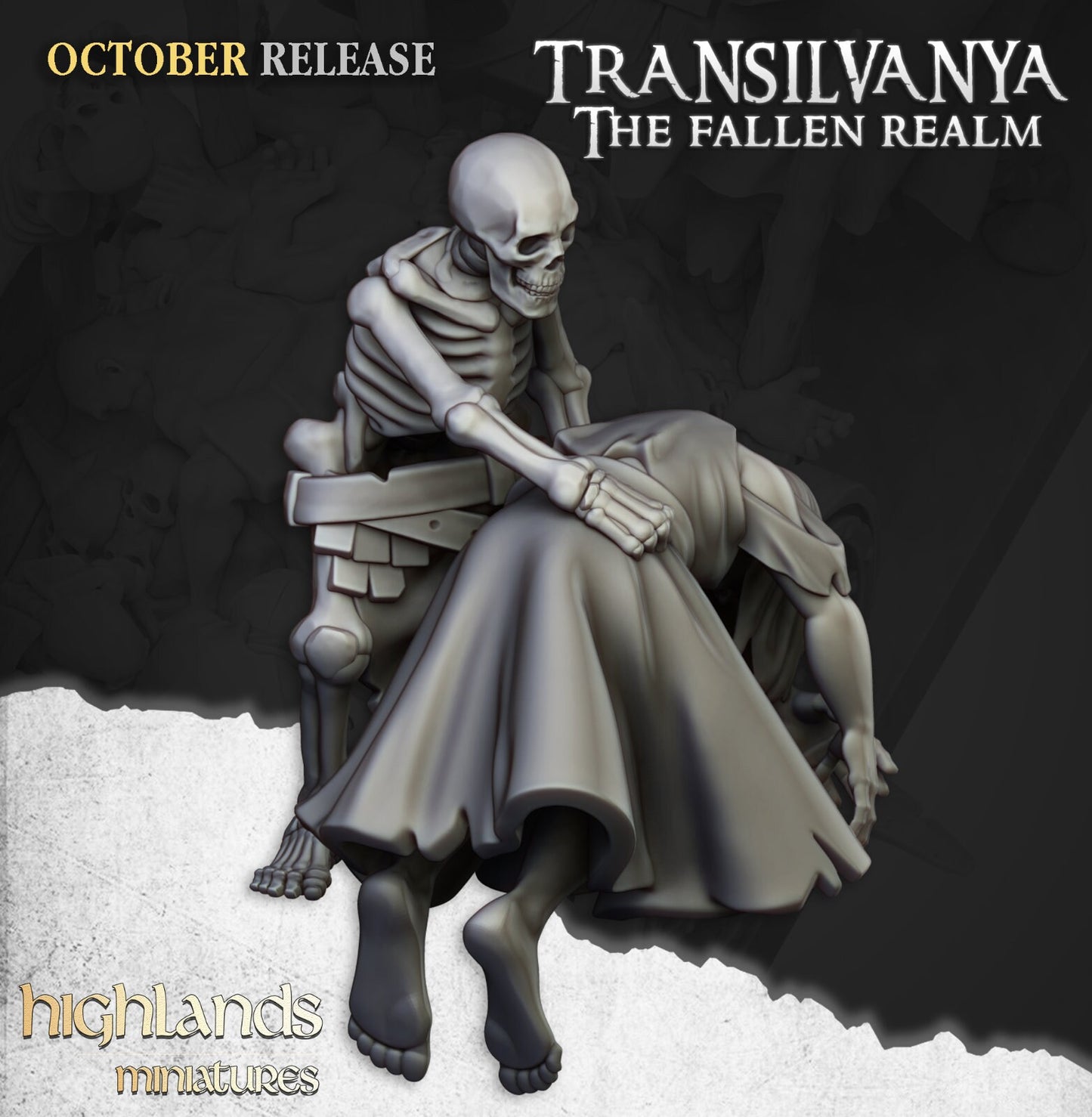Transilvanya Corpse Cart | Transilvanya Army Collection | Highland Miniatures