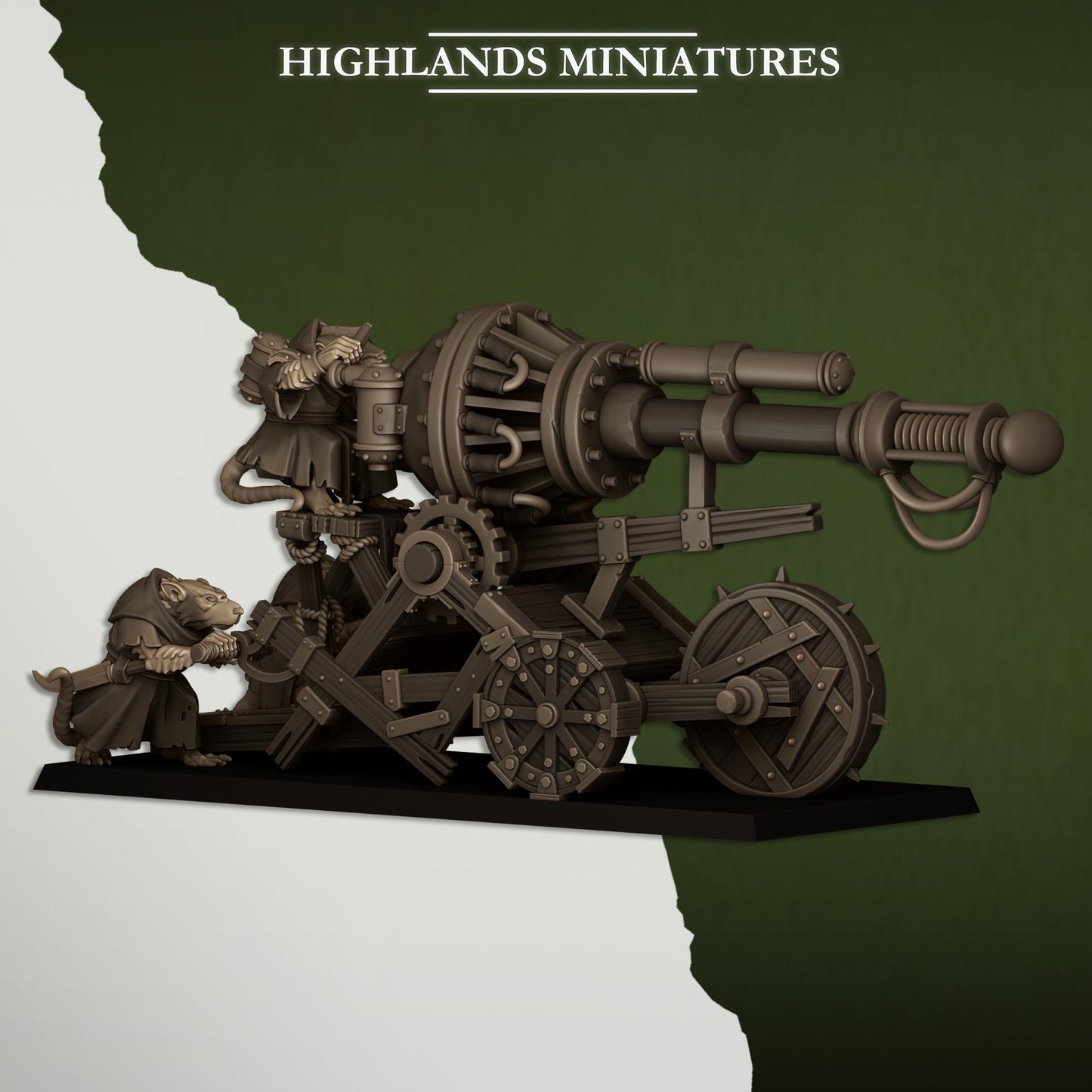 Sewer Rats Vermin Cannon | Sewer Rats Army Collection | Highland Miniatures