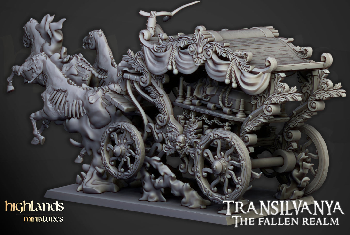 Transilvanya Spectral Coach | Transilvanya Army Collection | Highland Miniatures