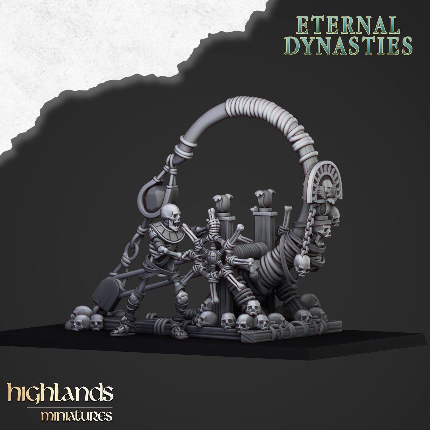 Eternal Dynasties Ancient Skeleton Stone Thrower