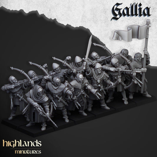 Archers of Gallia | Gallia Army Collection | Highland Miniatures