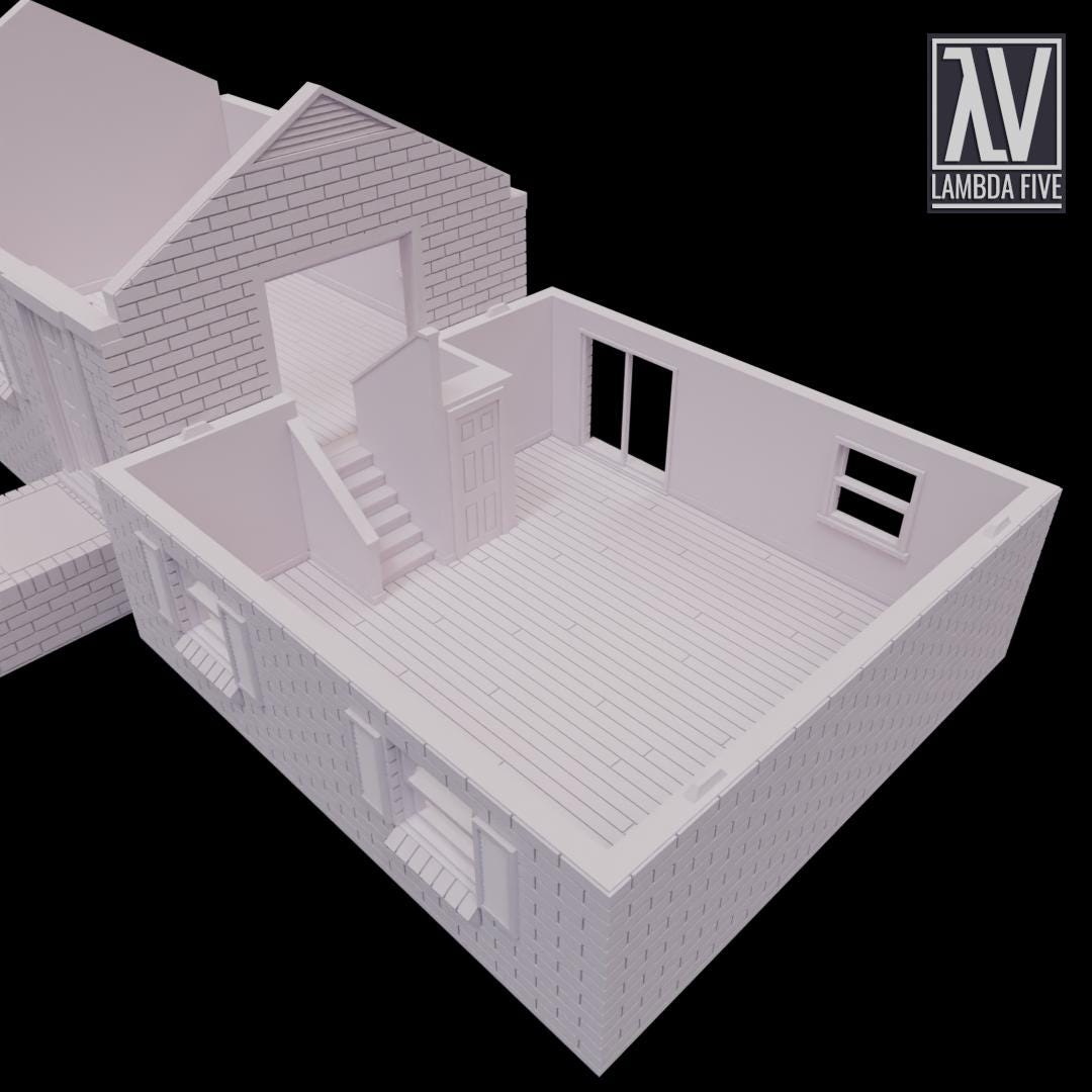 The Jacksons | North American Timber House Wargaming Terrain | MTG Terrain & Scenery