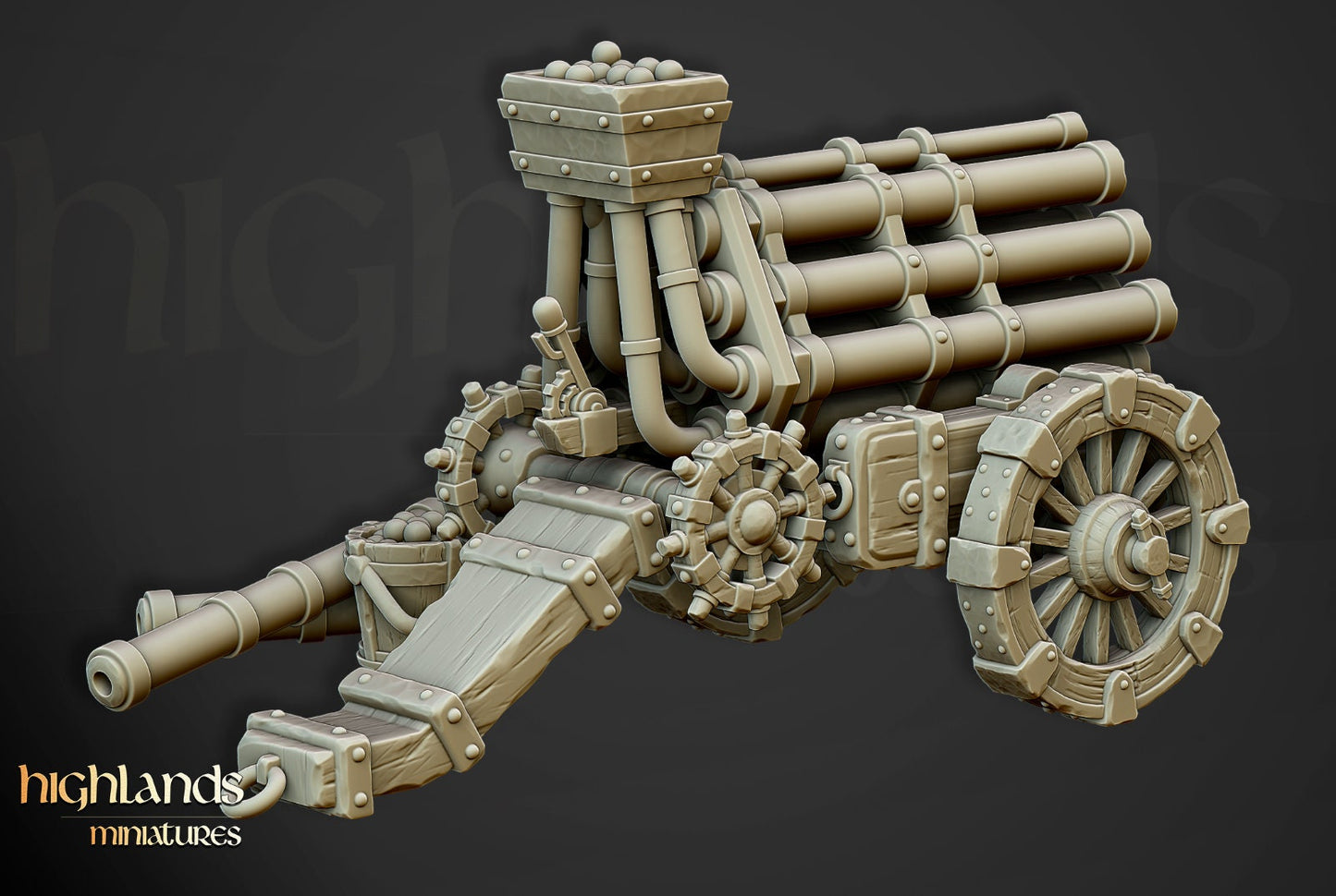 Sunland Volley Gun | Sunland Army Collection | Highland Miniatures