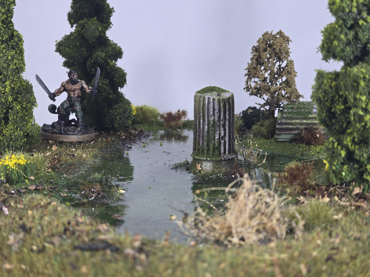 Handcrafted Wargaming Pond Terrain