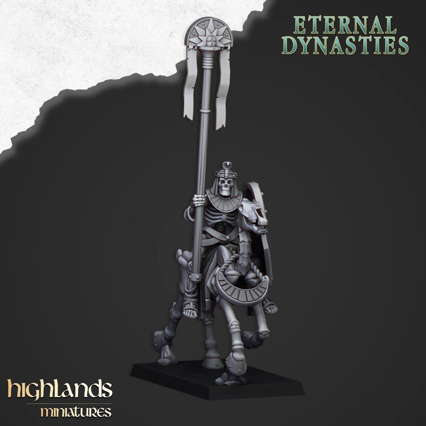 Eternal Dynasties Skeleton Cavalry with Spears