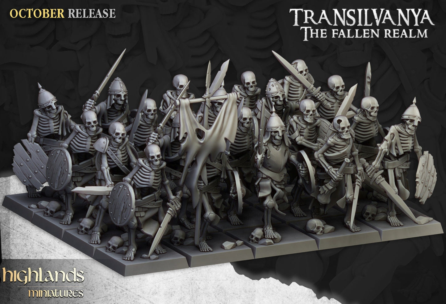 Transilvanya Skeleton Warriors | Transilvanya Army Collection | Highland Miniatures