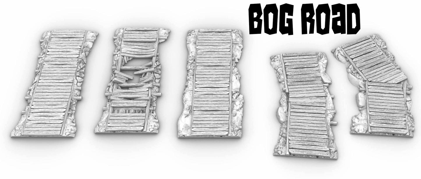 Modular Road Sections | WW1 WW2 Fantasy & Sci-Fi Wargaming Terrain | MTG Terrain & Scenery