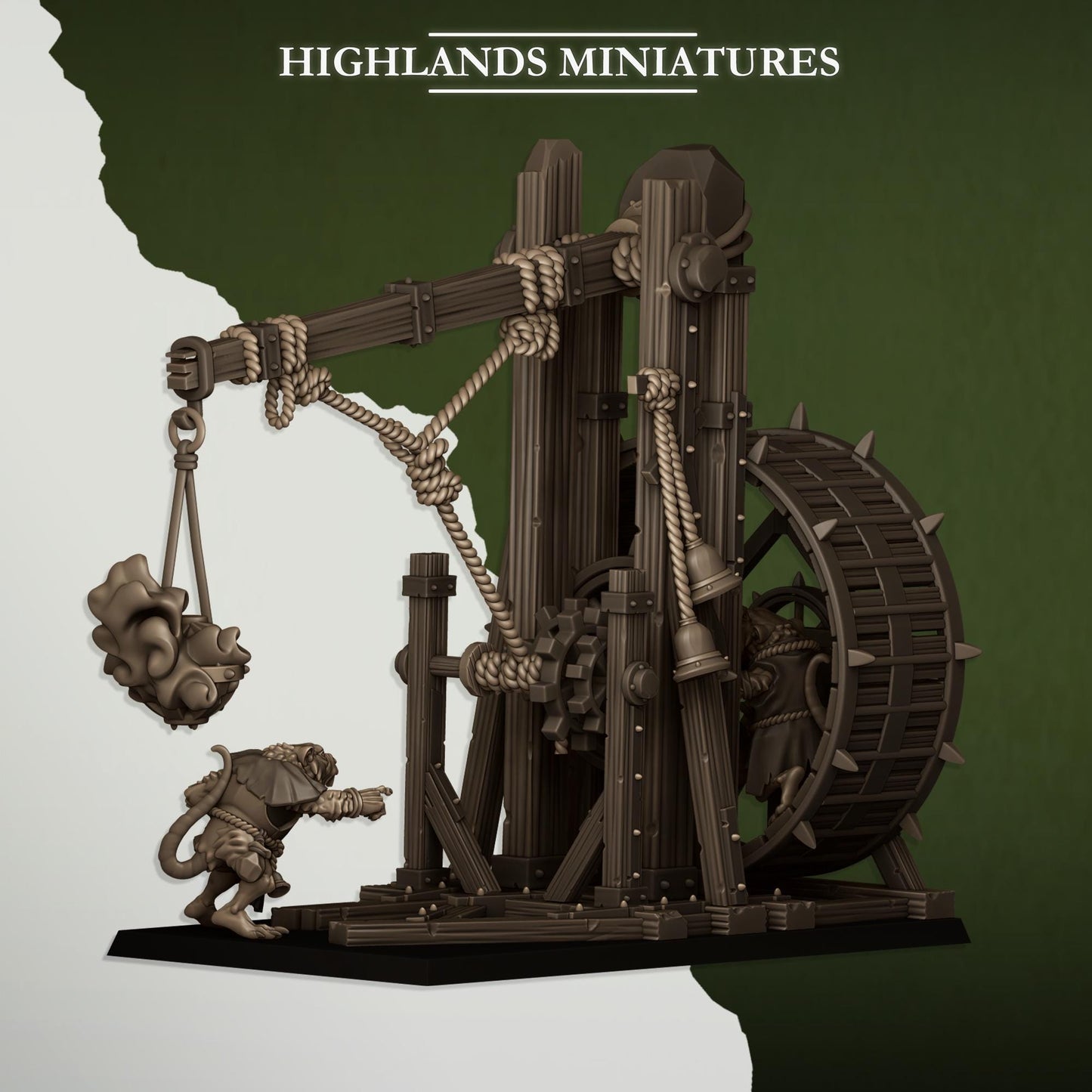 Sewer Rats Vermin Censer Thrower | Sewer Rats Army Collection | Highland Miniatures
