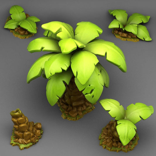 Jungle Palm Trees