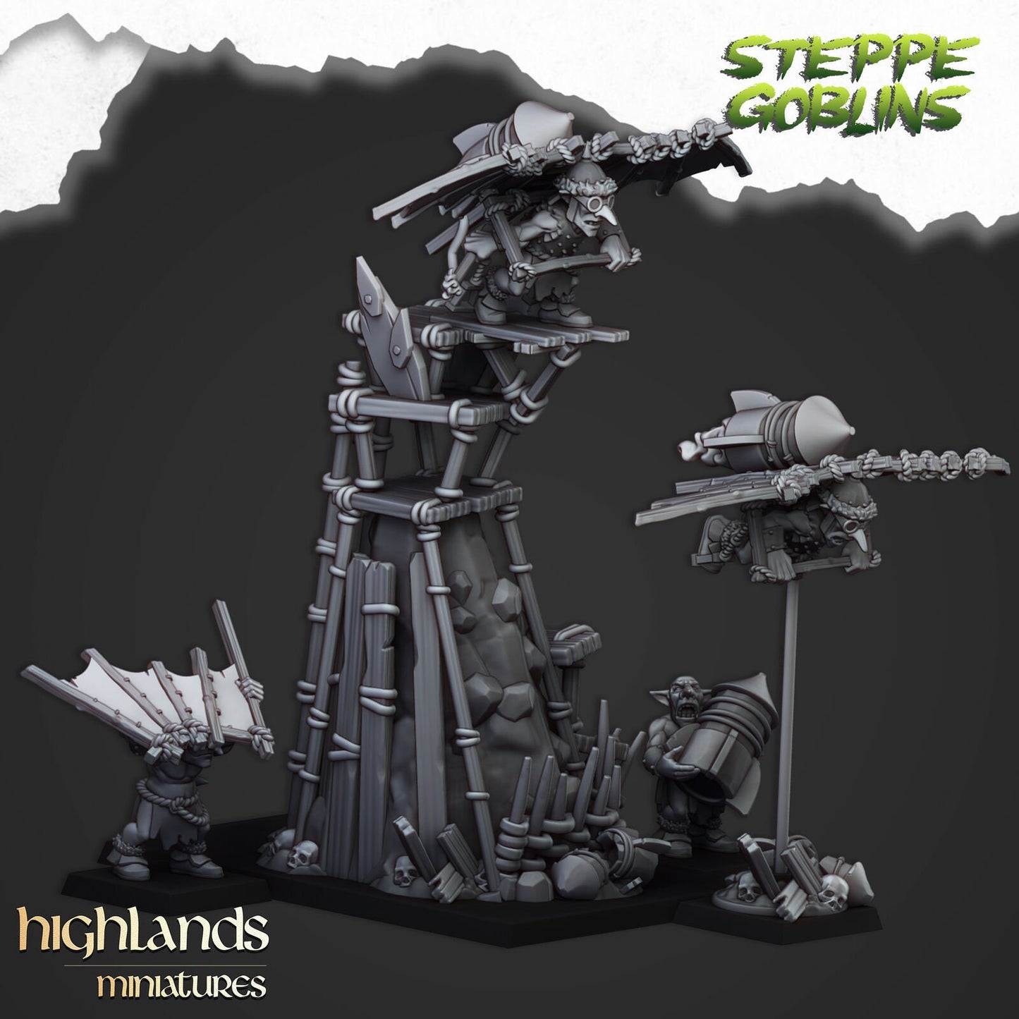 Steppe Goblin Flyer Launch Platform – Orc & Goblin War Machine