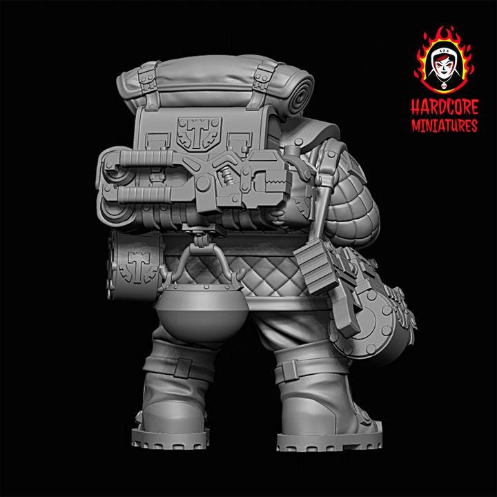 Space Dwarf Accessory Packs | Weapons & Campaign Gear Add-Ons | Hardcore Miniatures